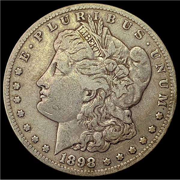 1898-S SILVER Morgan Dollar LIGHTLY CIRCULATED