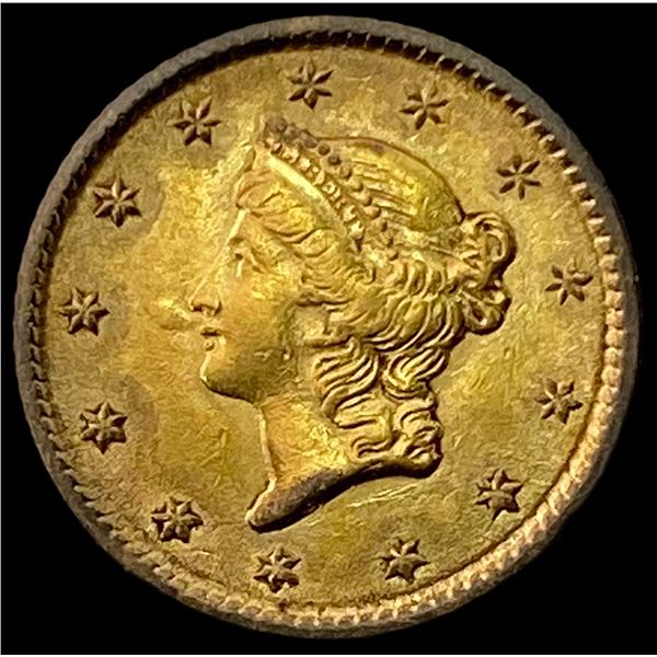1853 GOLD $1 Liberty Head UNCIRCULATED