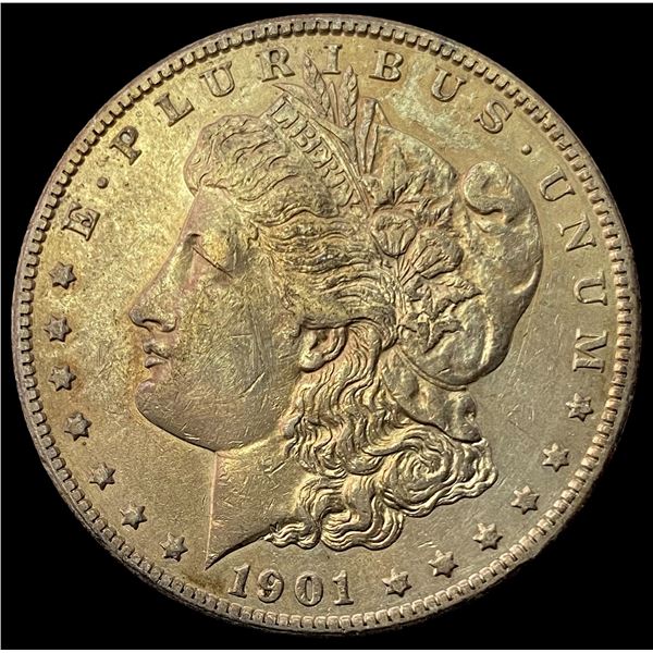 1901-S SILVER Morgan Dollar CHOICE AU