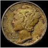 Image 1 : 1921-S SILVER Mercury Dime LIGHTLY CIRCULATED