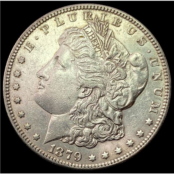 1879-S REV 78 Morgan Dollar AU+