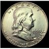 1950 SILVER Franklin Half Dollar GEM BU