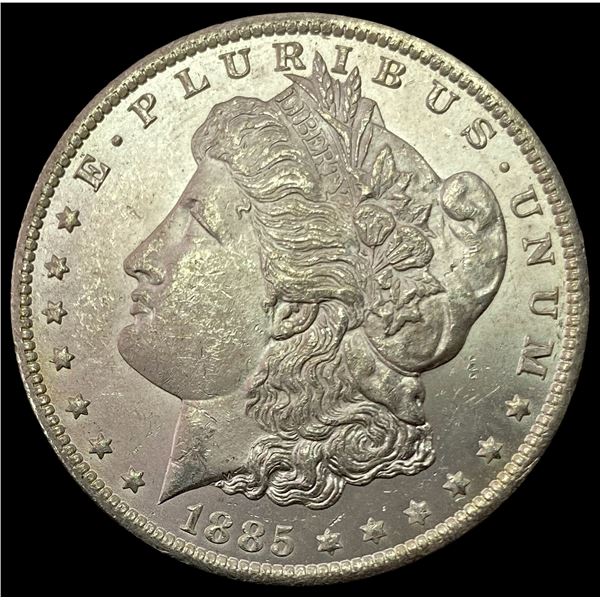 1885-O SILVER Morgan Dollar CHOICE BU