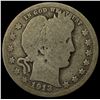 Image 1 : 1913 SILVER Barber Quarter LIGHTLY CIRCULATED