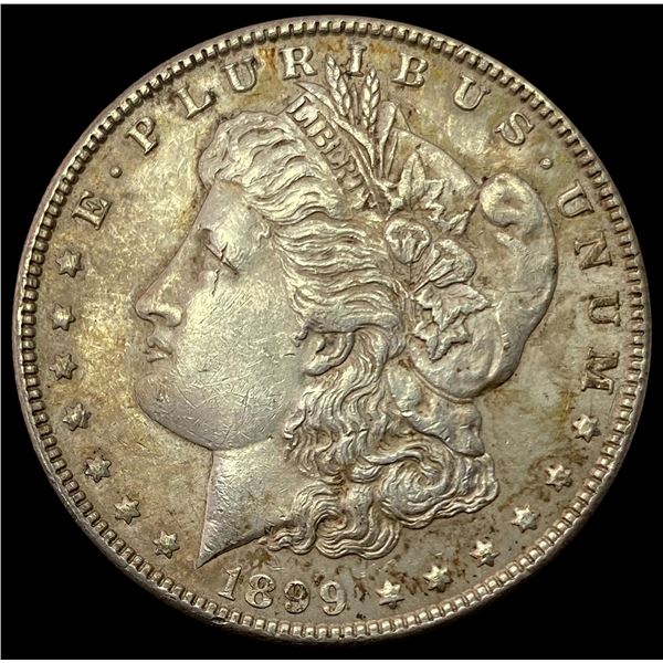1899-S SILVER Morgan Dollar CHOICE AU