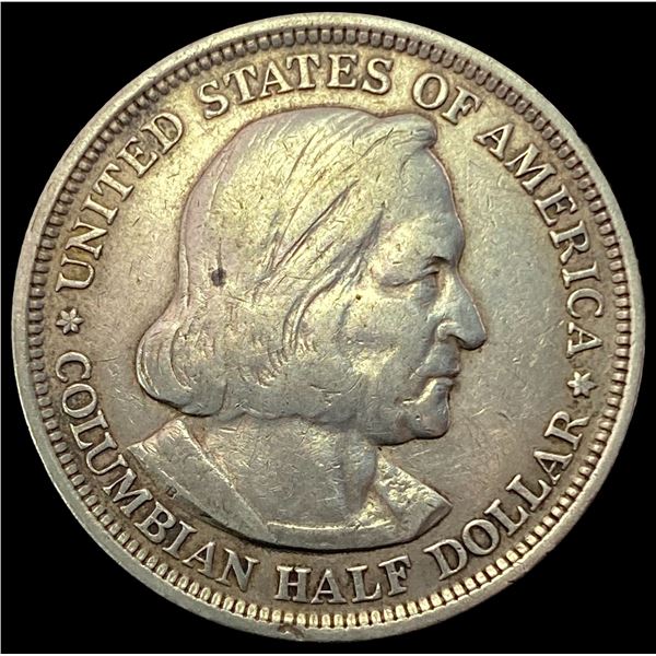 1893 SILVER Columbian Half Dollar LIGHTLY CIRCULATED