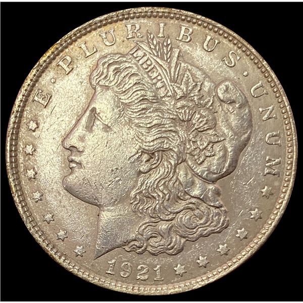 1921 SILVER Morgan Dollar ABOUT UNCIRCULATED