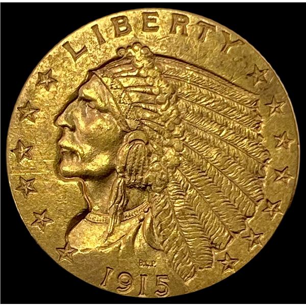 1915 GOLD Indian Head Quarter Eagle UNCIRCULATED