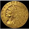 Image 1 : 1915 GOLD Indian Head Quarter Eagle UNCIRCULATED