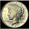 Image 1 : 1921 SILVER Peace Dollar HIGH GRADE