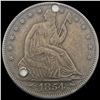 Image 1 : 1854 Arrows Seated Liberty Half Dollar HIGH GRADE