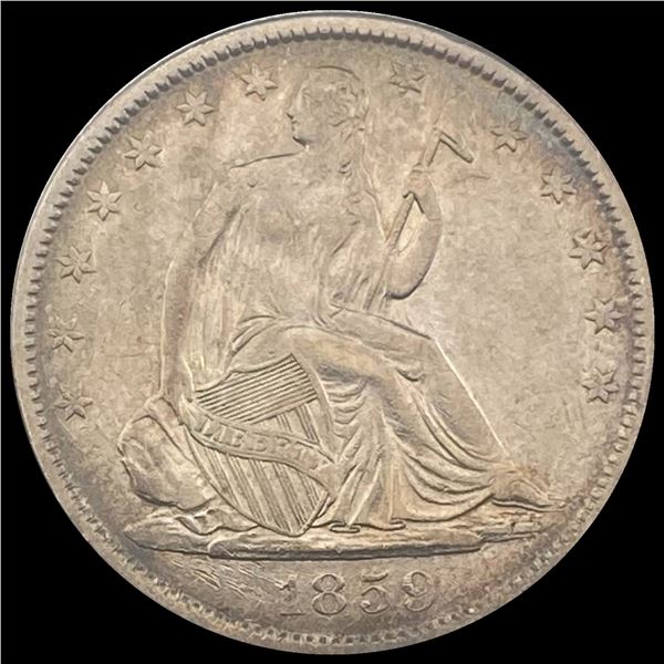 1859-O Seated Liberty Half Dollar NEARLY UNCIRCULATED