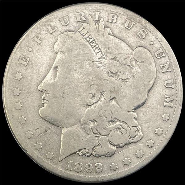 1892-S Morgan Silver Dollar LIGHTLY CIRCULATED