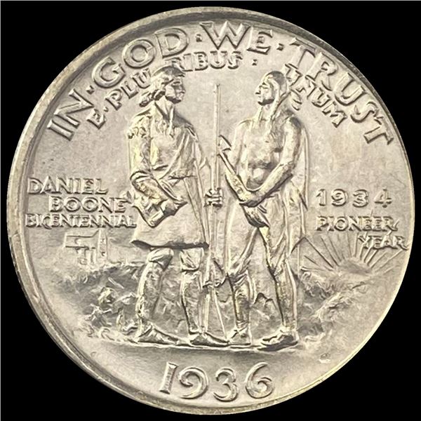 1936 Daniel Boone Half Dollar SUPERB GEM BU