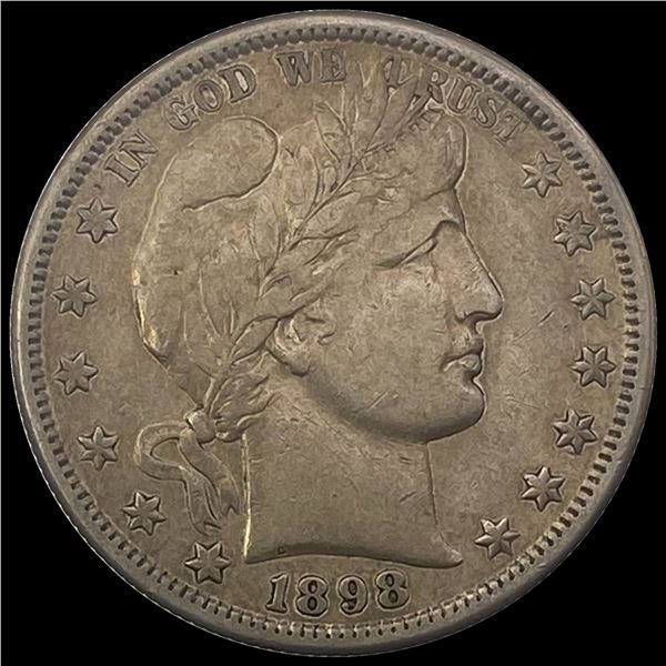 1898-S Barber Half Dollar NEARLY UNCIRCULATED