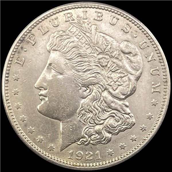 1921-D Morgan Silver Dollar CLOSELY UNC