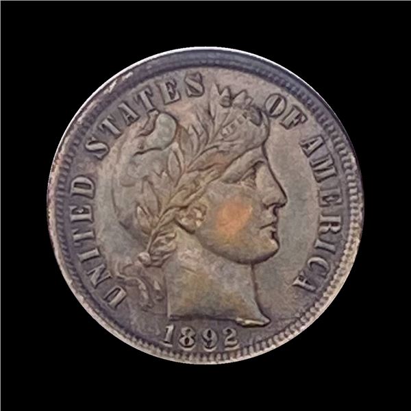1892 Barber Dime ABOUT UNCIRCULATED
