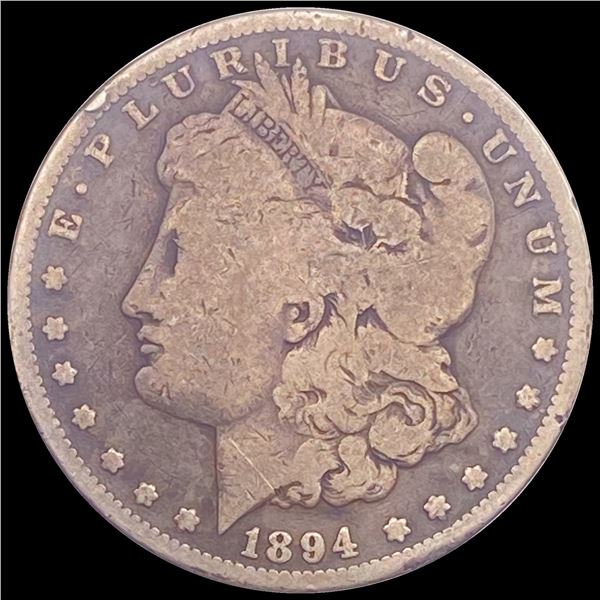 1894-S Morgan Silver Dollar LIGHTLY CIRCULATED
