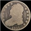 Image 1 : 1831 Capped Bust Half Dollar LIGHTLY CIRCULATED