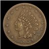 Image 1 : 1863 Civil War Token - Indian Head ABOUT UNCIRCULATED