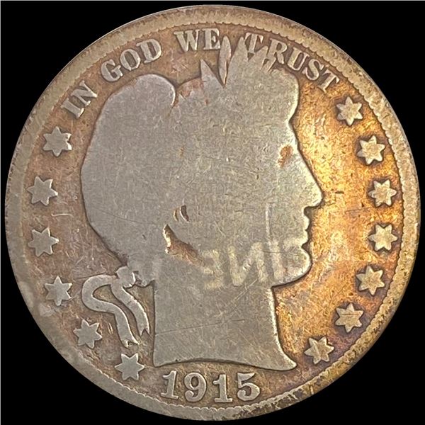 1915 Barber Half Dollar LIGHTLY CIRCULATED