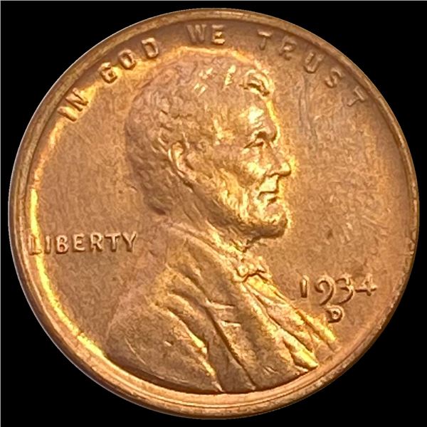 1954-D Lincoln Wheat Cent GEM BU