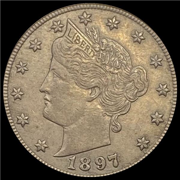 1897 Liberty Head Nickel ABOUT UNCIRCULATED