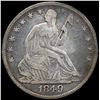 1849-O Silver Half Dollar (Seated Liberty) LIGHTLY CIRCULATED
