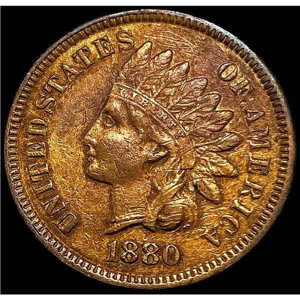 1880 Indian Head Cent CLOSELY UNCIRCULATED