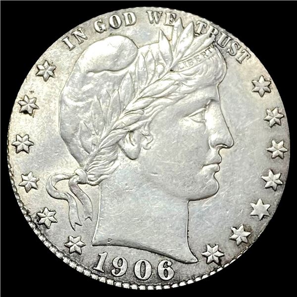 1906 Barber Silver Quarter CLOSELY UNCIRCULATED