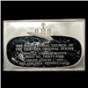 Image 2 : This is a silver bicentennial commemorative ingot. It depicts a historical scene related to the Amer