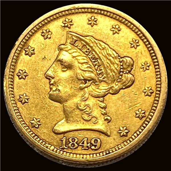 1849 Gold $2.50 Liberty Head Quarter Eagle CHOICE AU