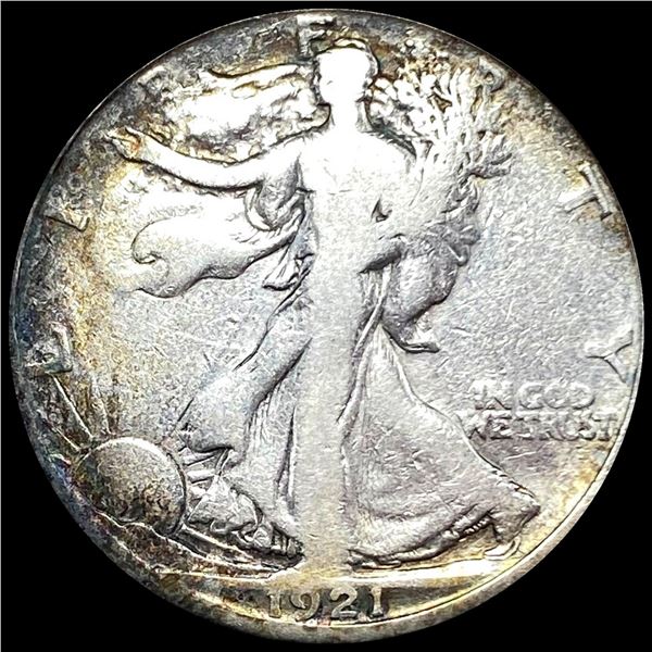 1921-D Silver Walking Liberty Half Dollar HIGH GRADE