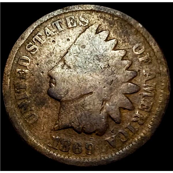 1869 Indian Head Cent NICELY CIRCULATED