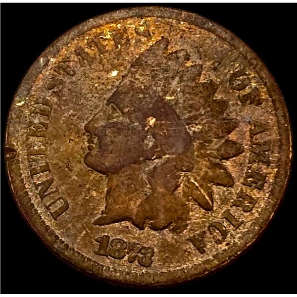 1873 Indian Head Cent NICELY CIRCULATED