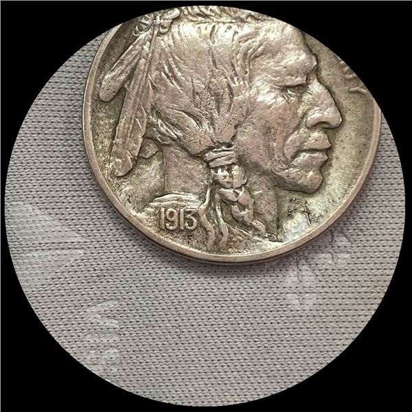 1913-D Buffalo Nickel CHOICE AU