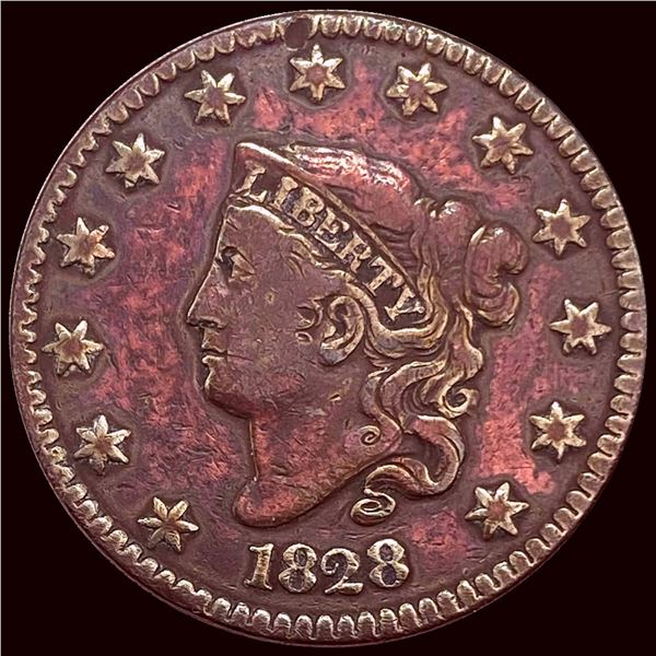 1828 Coronet Head Large Cent HIGH GRADE