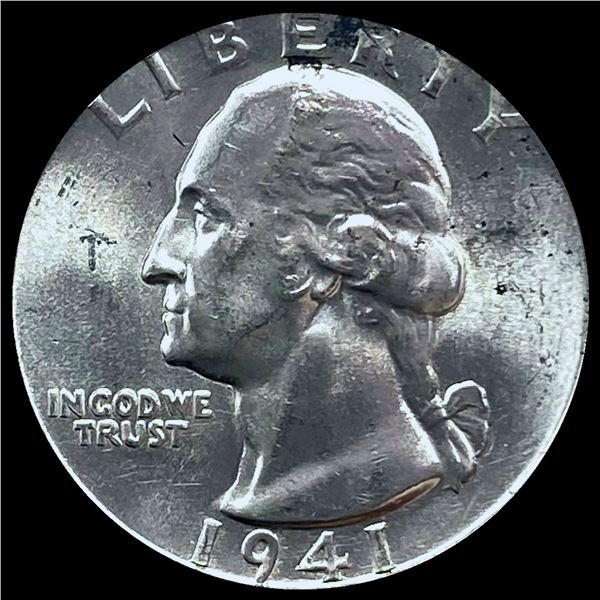 1941-D Silver Washington Quarter GEM BU