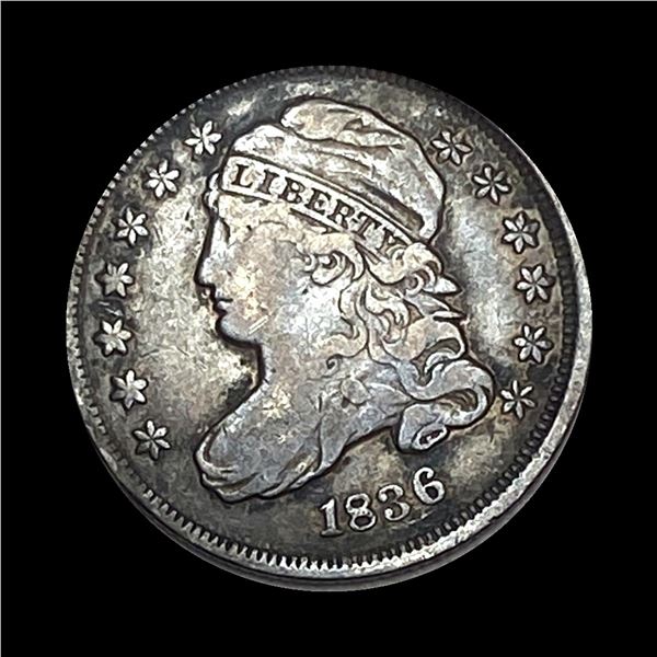 1836 Capped Bust Silver Dime LIGHTLY CIRCULATED