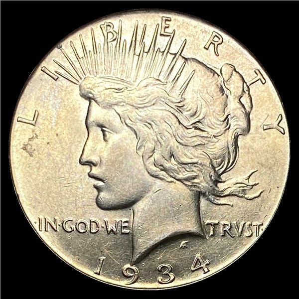 1934-D Silver Peace Dollar CLOSELY UNCIRCULATED
