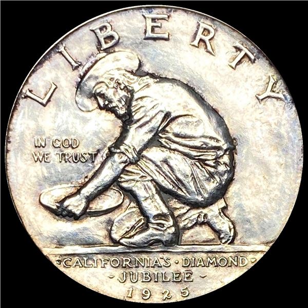 1925-S Silver California Diamond Jubilee Half Dollar UNCIRCULATED