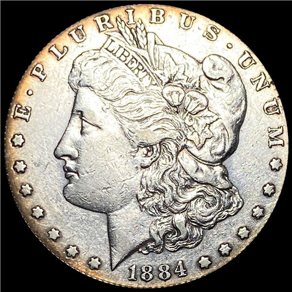 1884-S Silver Morgan Dollar CLOSELY UNCIRCULATED