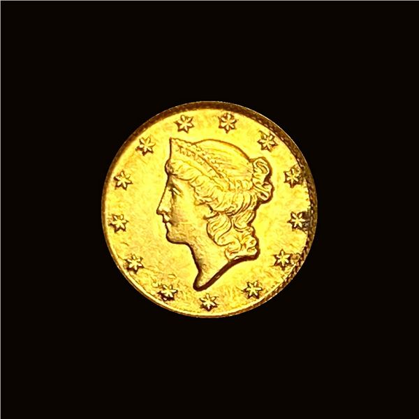 1853-O Gold $1 Liberty Head CHOICE BU
