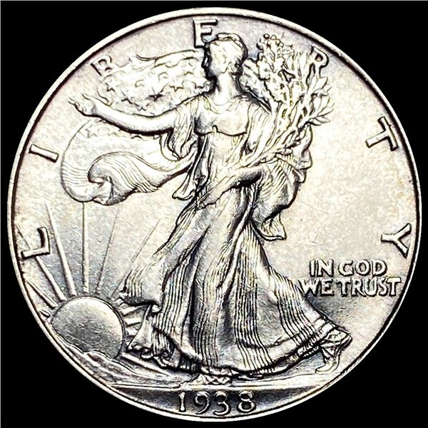 1938 Silver Half Dollar Walking Liberty UNCIRCULATED
