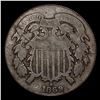 Image 1 : 1869 Bronze Two-Cent Piece LIGHTLY CIRCULATED