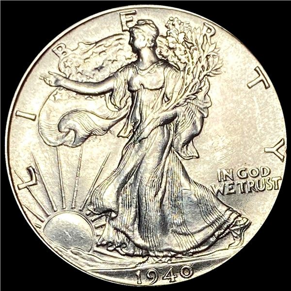1940 Silver Half Dollar Walking Liberty UNCIRCULATED