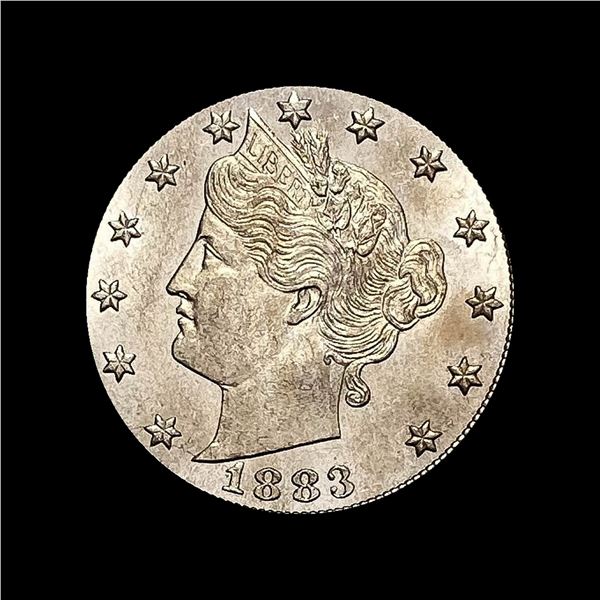 1883 Liberty Head Nickel No Cents GEM BU