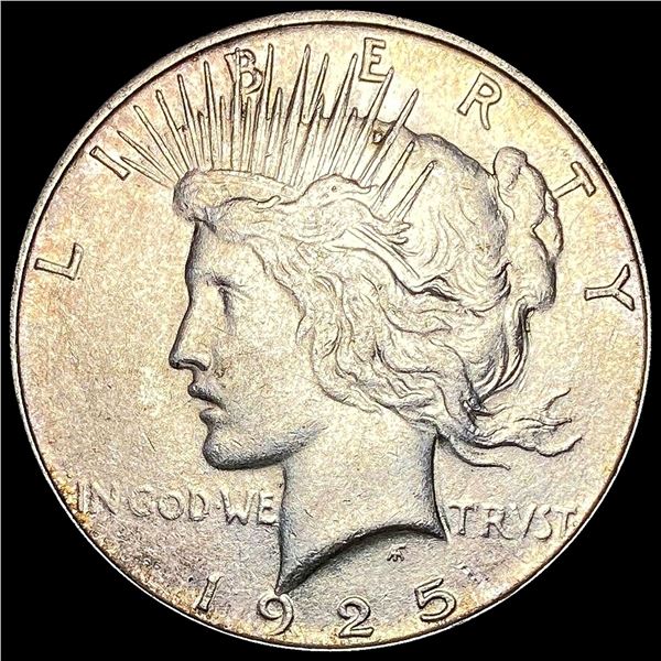 1925-S Peace Silver Dollar ABOUT UNCIRCULATED