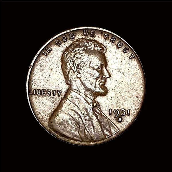 1931-S Lincoln Wheat Cent ABOUT UNCIRCULATED