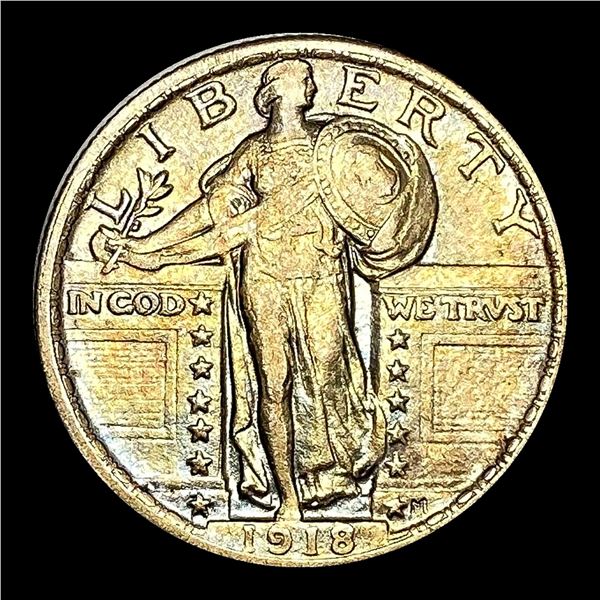 1918 Standing Liberty Quarter CLOSELY UNCIRCULATED